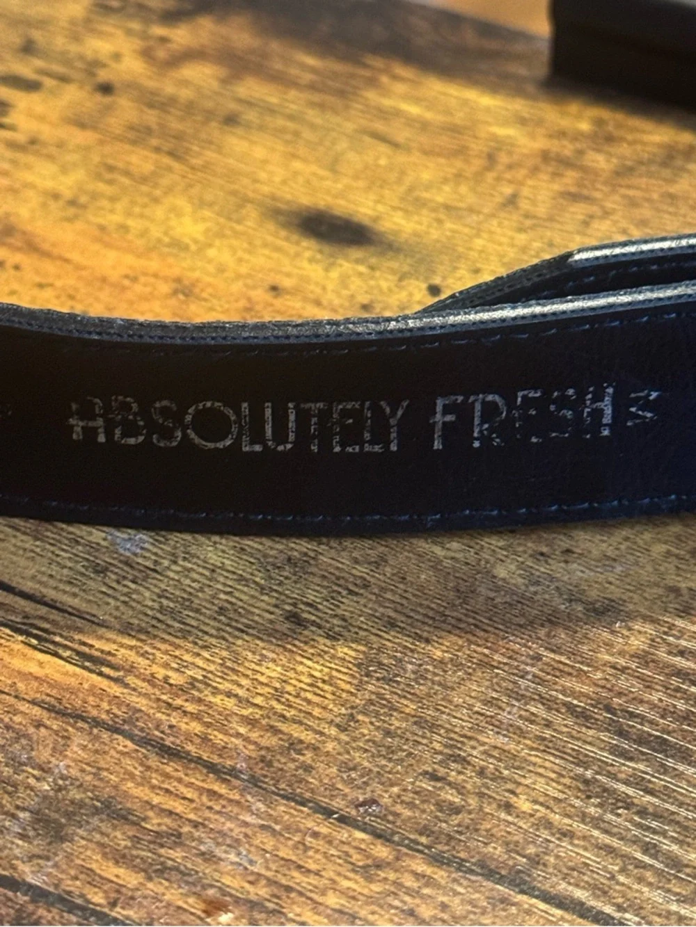 Absolutely fresh vintage 1990 Glitter  Belt - Silver sparkle